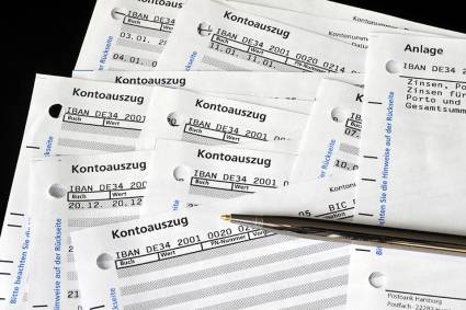 Foto: Kontoauszüge